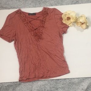 Medium Blush Short Tee
